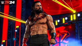 WWE 2K24: Roman Reigns Updated Character Model / Graphics Pack | WWE 2K24 PC Mods