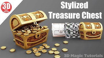 Blender 2.81 - Stylized Treasure Chest | Modeling and Textures