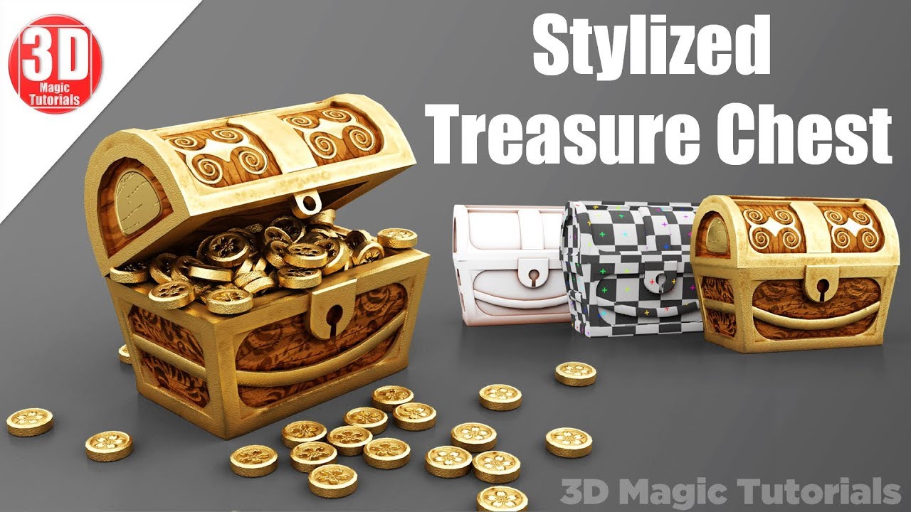 Blender 2.81 - Stylized Treasure Chest | Modeling and ...