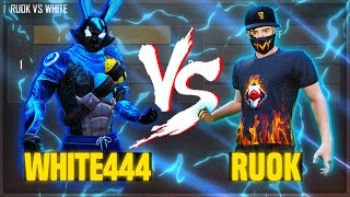 White 444 Vs Ruok Ff One Tap Only Room - تحدي اسطوري بين وايت و ريوك
