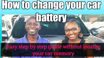 How to change a car battery without loosing memory.