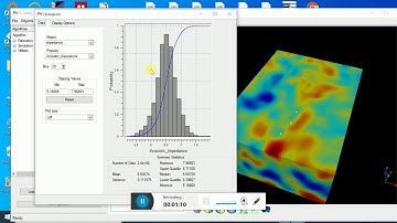 Plotting of Cumulative Distribution Functions (CDF)and Probability Density Function (PDF)-SGeMS