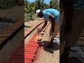 Old Roof clay tiles terra coats painting