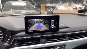 2018 Audi A5 B9 Cabrio retrofitted with original rearview camera