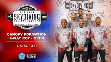 QATAR, 2022 USPA National Skydiving Championships, Canopy Formation 4-way Rotation