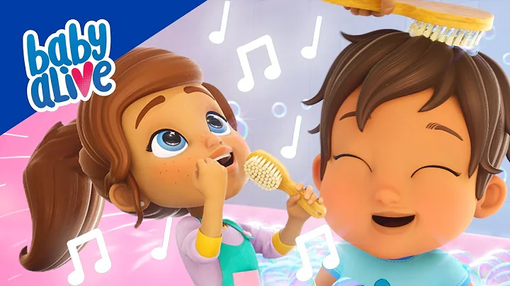 Fun Baby Bath Song 💦 Baby Alive Dolls 🌈 Kids Songs 💕