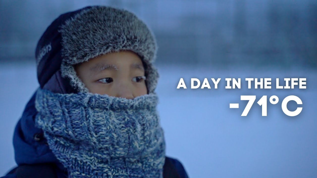 One Day in the Coldest Village on Earth 71C 95F   Yakutia Siberia