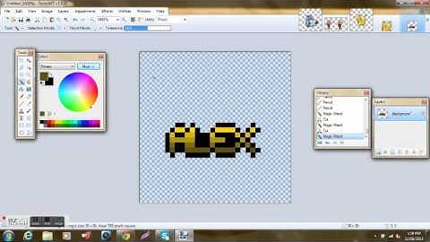 How to make a COOL and SIMPLE XAT Avatar using PAINT.NET