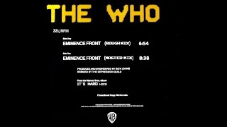 The Who "Eminence Front" (Rough Mix)