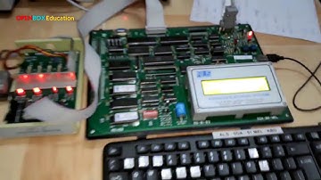 Stepper motor interfacing to 8086 microprocessor Kit