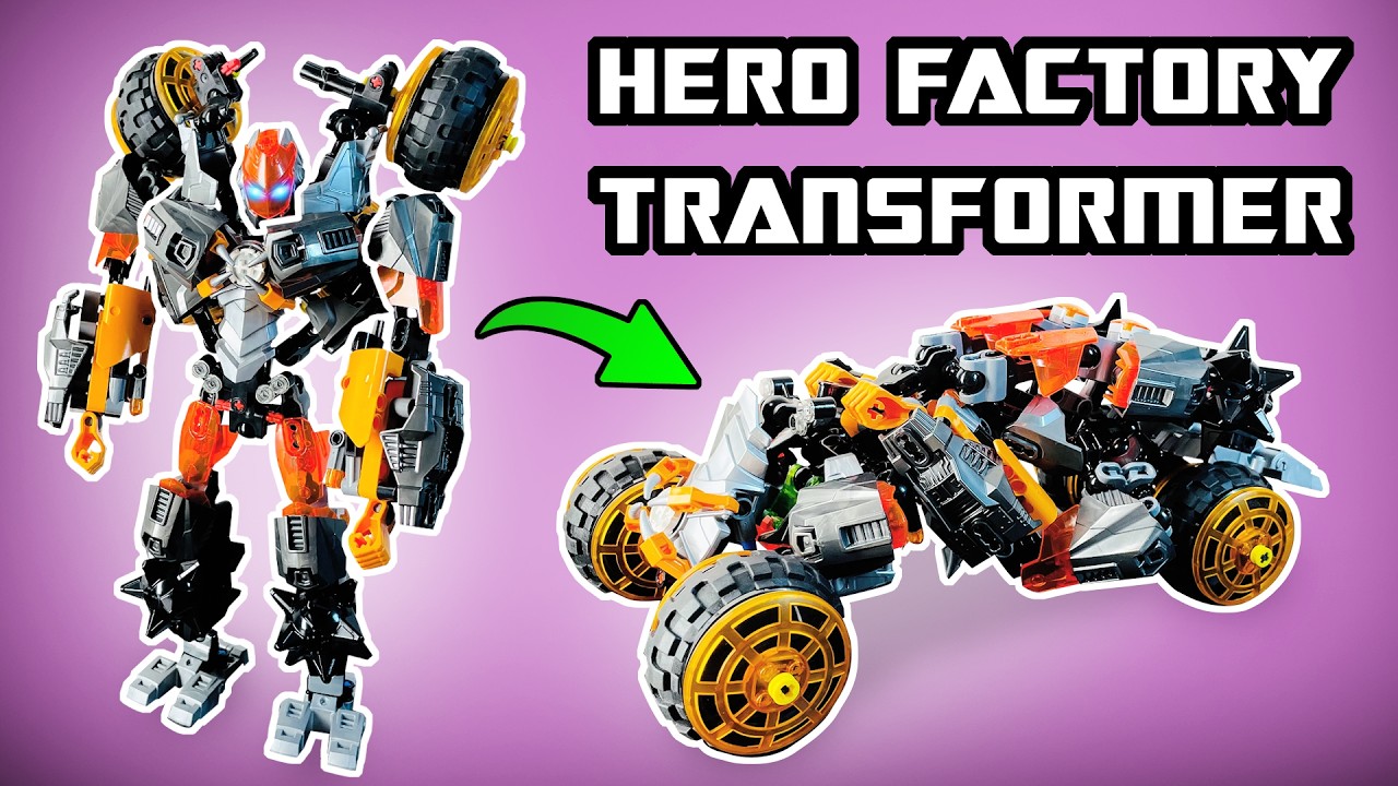 ЧТО! Самодельная модель трансформирующейся фабрики героев?!