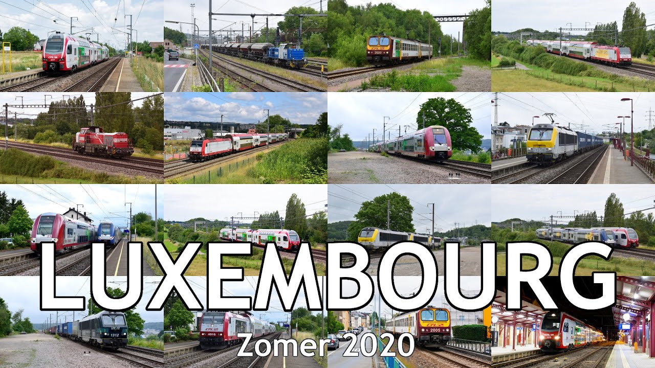 [4K] Treinen in Luxemburg // Trains in Luxembourg (Zomer 2020)