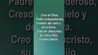 El Credo Católico Oraciones De Siempre