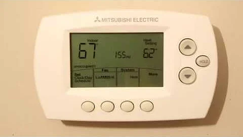 Morris Tips: Operating Mitsubishi Digital Thermostat