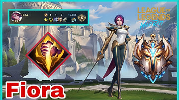 Fiora Rừng - Bão Thử Fiora Tí Thì Toang LMHT Tốc Chiến : Wild Rift