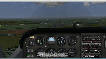 FlightGear Tutorial C172P Straight Landing