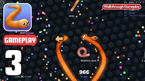 Slither.io | Gameplay Walkthrough Part 3 (Android, iOS)