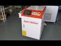 Portable continuous laser cleaning machine easy to move