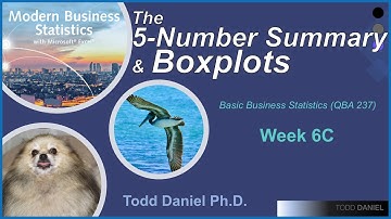 The 5-Number Summary and Box Plots in Business Statistics (Week 6C)