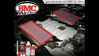 AMG C63 - BMC Performance Air Filter and Mass Airflow Sensor Clean