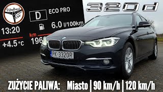 2015 BMW 320d F31 (190 KM) | Test zużycia paliwa.