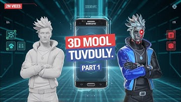 Free fire 3d model tutorial in Android 📲 |Prisma 3d animation tutorial 💥