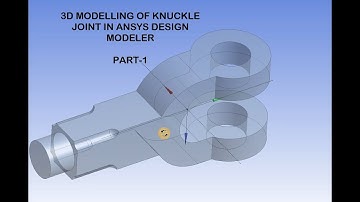 3D Modeling of Knuckle Joint PART-1