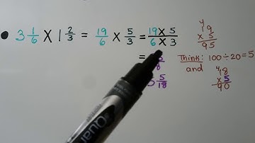 5th Grade Math 7.9, Multiply Mixed Numbers