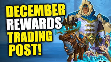 December Trading Post Rewards! 3 Mounts, Cool Hero Weapons, Winter Transmog Set & More! WoW Winter