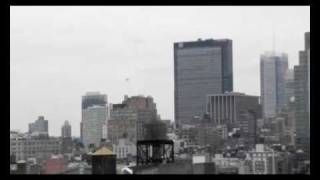 Conan O'Brien's Blimp Flying Along the Hudson To Yankee Stadium - 10/20/10