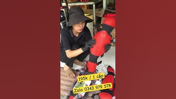 Cặp điệm bảo vệ chân khi cắt cỏ - dễ lắp đặt