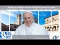 Arrival in assisi for the world day of prayer for peace  20160920