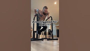 Dip bars only for dips?? #homeworkout #calisthenics #fitnessmotivation
