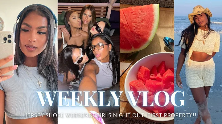 WEEKLY VLOG  (JERSEY SHORE HOUSE, BEACH PHOTOSHOOT...
