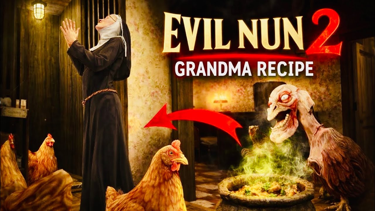 Evil Nun 2 Gameplay | Grandma’s Secret Recipe Experiment 🔥