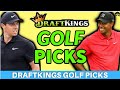 DRAFTKINGS GOLF PICKS Farmers Insurance Open PICKS  Fantasy Golf DFS Picks 2020