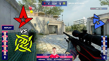 Astralis vs NIP - HIGHLIGHTS - Overpass - BLAST: Premier Spring CSGO 2023.