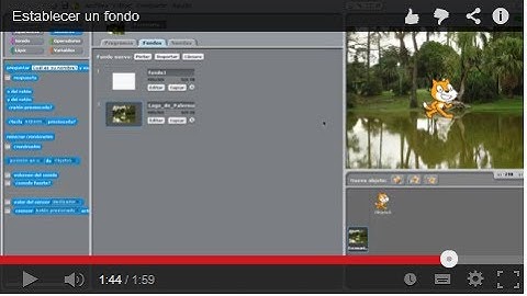 Scratch - Establecer un fondo