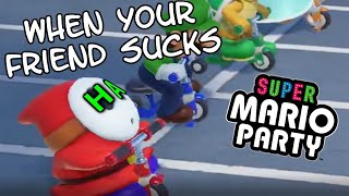 When your friend sucks at Mario Party | Super Mario Party @Taized