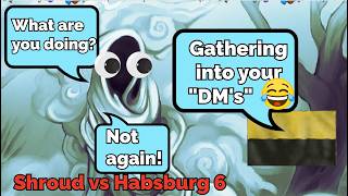 Spirit Island:  Shroud Vs Habsburg 6:  Banish to land 8!