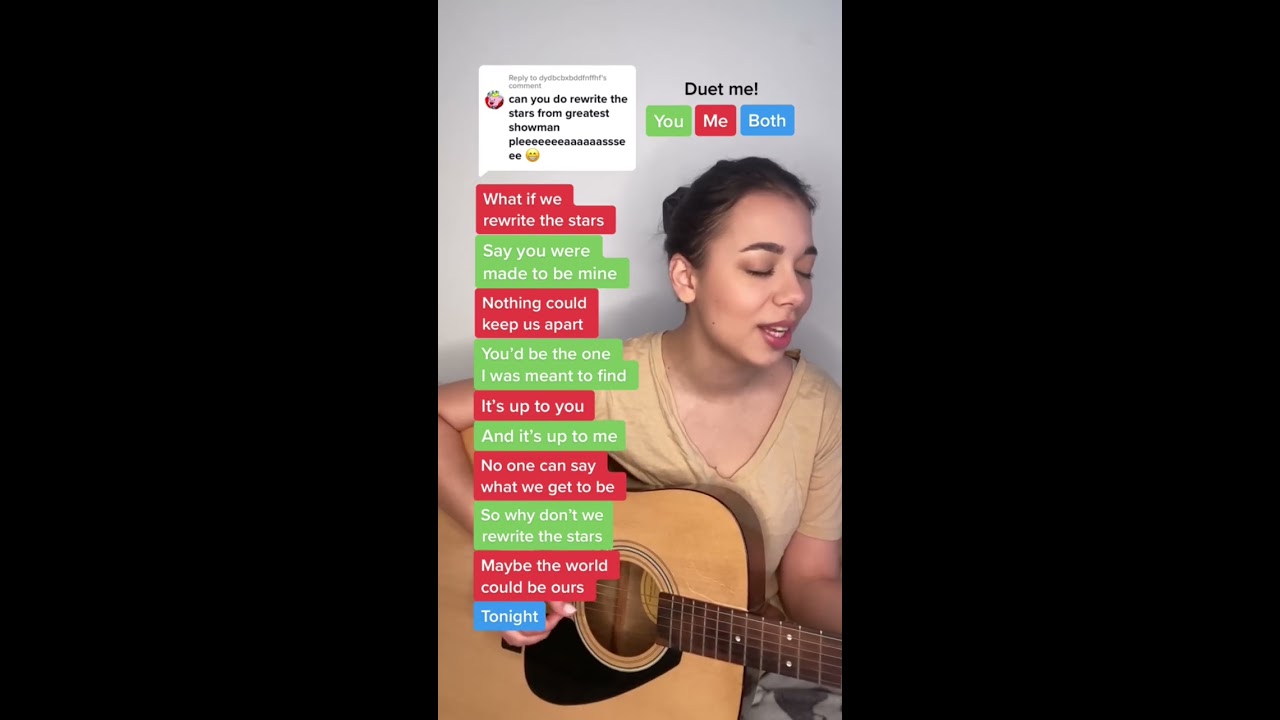 Rewrite The Stars Greatest Showman Karaoke Duet Rewritethestars