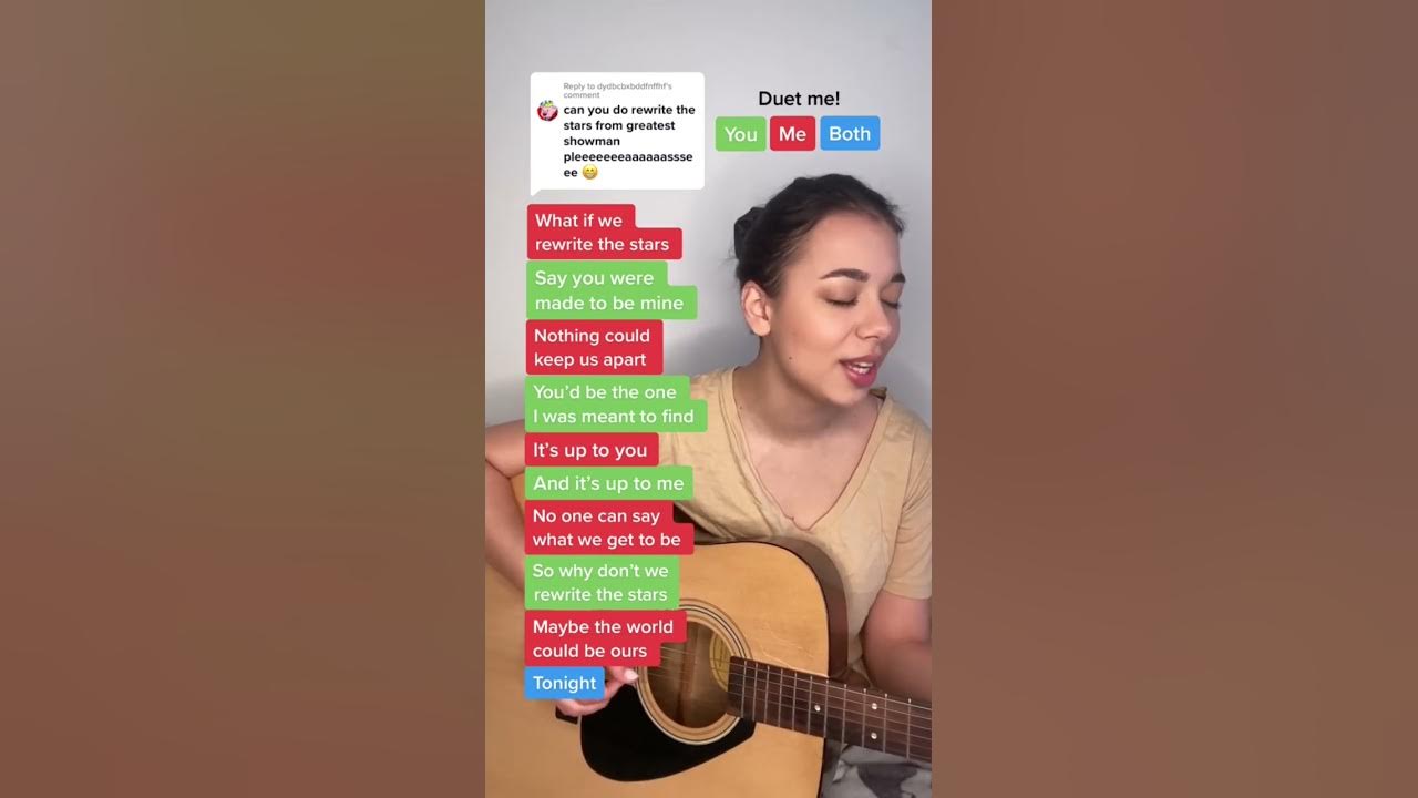 rewrite the stars - the greatest showman 🎤 #karaoke #duet #rewritethestars