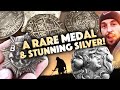 A RARE MEDAL & stunning silver! Metal detecting England's countryside