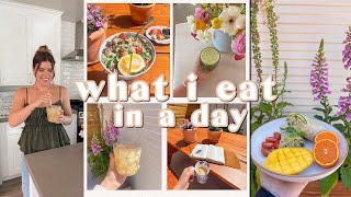 WHAT I EAT IN A DAY! | highprotein breakfast, lunch, and dinner ideas! + grocery shop with me