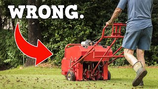 STOP Aerating!! Do this Instead....