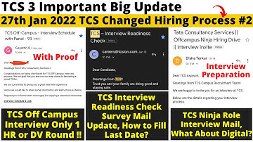 TCS Good News for All Single Interview Only HR & DV Round Interview Preparation & Documents Required