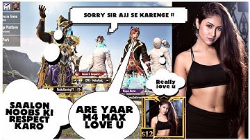 💕😍Random Very Famous Tiktoker girl & boys call Me Noob And I Challenge For 1v3 TDM | PUBG RANDOMS p2