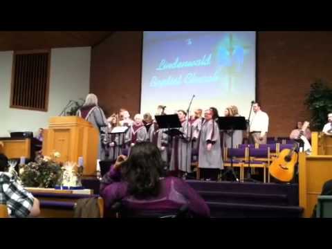 Lindenwald Baptist Church Choir Singing "He's Not Here" At