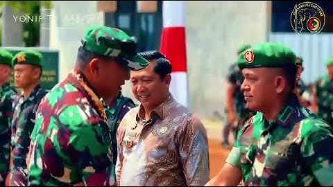 KUNJUNGAN KERJA PANGDAM XXI/RADIN INTEN KE BATALYON INFANTERI TP 848/SPC 