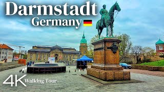 Darmstadt, Germany Walking Tour - 4K Ultra HD